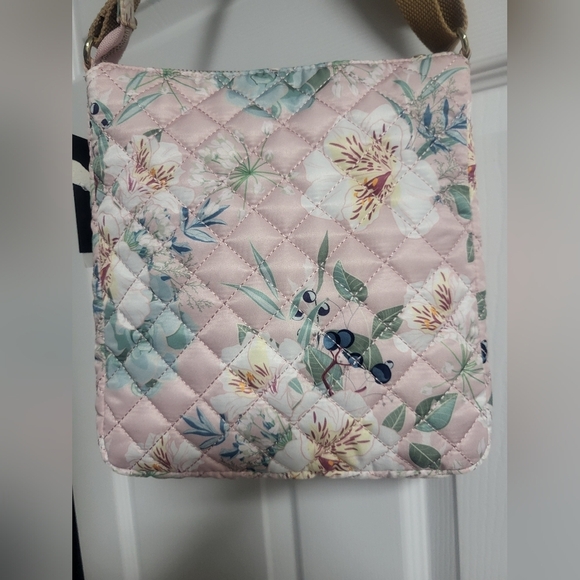 Nanette Lepore - NWT- Pink, Floral,Adjustable,Washable Crossbody Bag - Picture 6 of 7